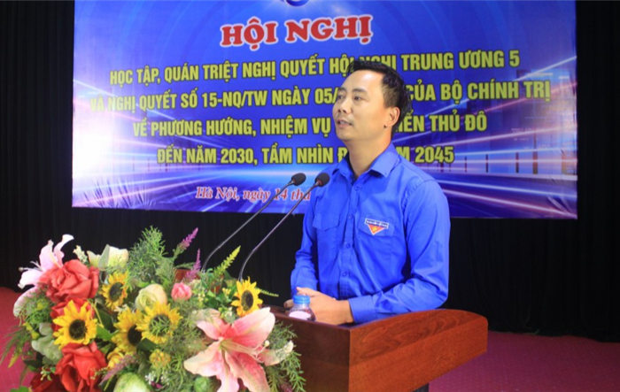 Thành đoàn Hà Nội nghiên cứu, quán triệt Nghị quyết Hội nghị Trung ương 5 khoá XIII