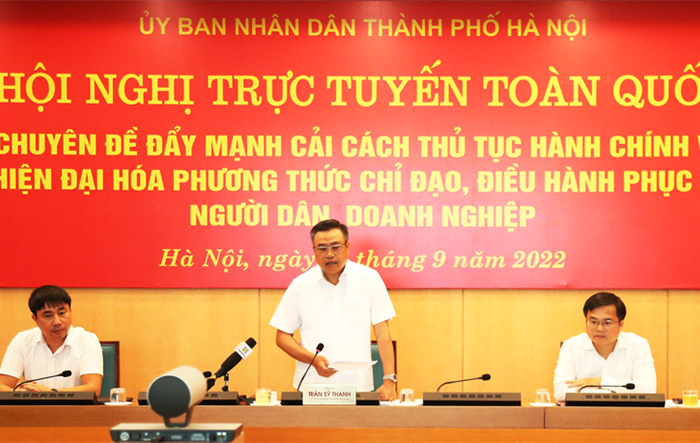 Chủ tịch UBND thành phố Hà Nội Trần Sỹ Thanh: "Con người là mấu chốt trong cải cách hành chính"