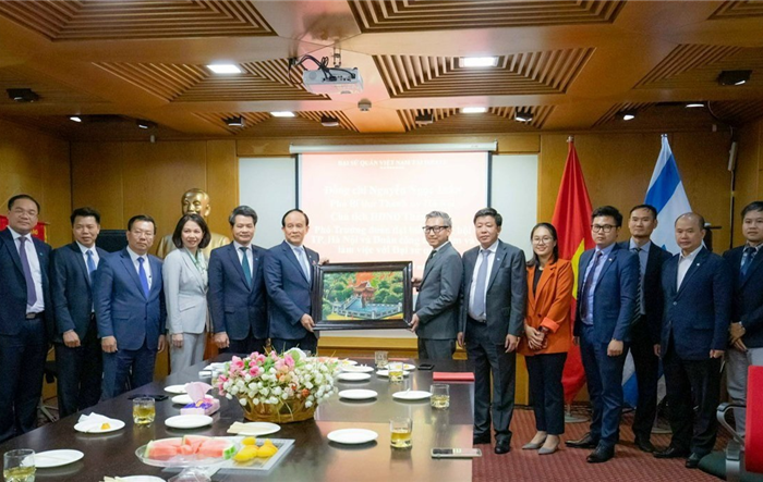 Chủ tịch HĐND thành phố Hà Nội Nguyễn Ngọc Tuấn thăm và làm việc tại Israel