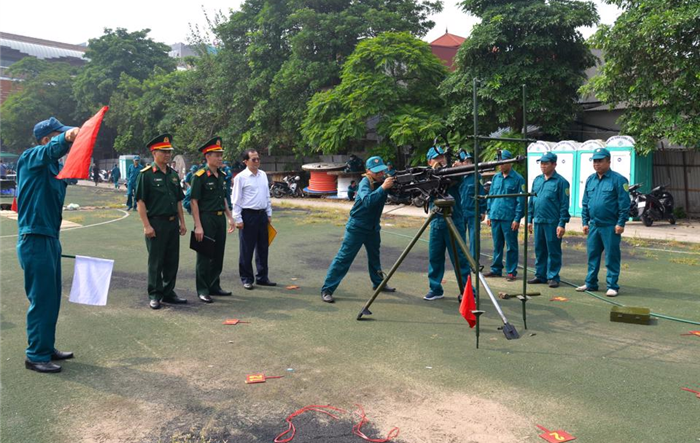 Khai mạc Hội thao quốc phòng lực lượng dân quân tự vệ, Hội thao trung đội dân quân cơ động quận Đống Đa năm 2022