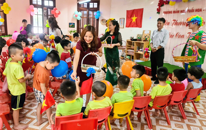 Chủ tịch Hội Liên hiệp phụ nữ phường Thanh Xuân Nam nhiệt tình với công tác Hội