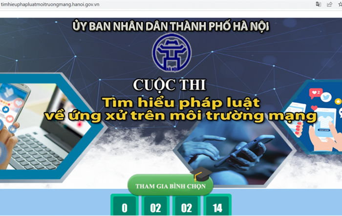 Từ ngày 1-9, bình chọn video dự thi "Tìm hiểu pháp luật về ứng xử trên môi trường mạng"