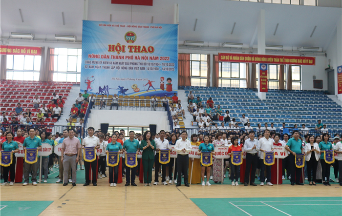 Tưng bừng Hội thao nông dân thành phố Hà Nội năm 2022