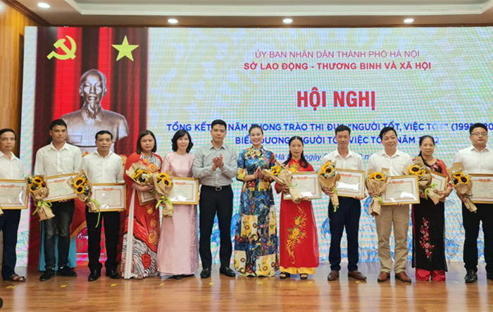 Sở Lao động – Thương binh và Xã hội thành phố biểu dương “Người tốt, việc tốt” năm 2022
