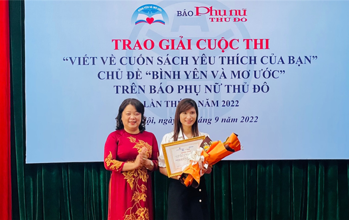 Lễ trao giải cuộc thi “Viết về cuốn sách yêu thích của bạn” lần thứ I – chủ đề “Bình yên và mơ ước”