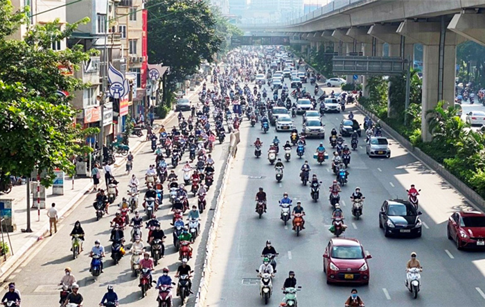 Kéo dài thời gian thí điểm phân làn đường Nguyễn Trãi đến hết năm 2022