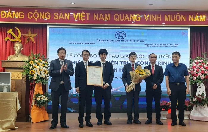 Trao giải Cuộc thi tuyển phương án kiến trúc cầu Trần Hưng Đạo