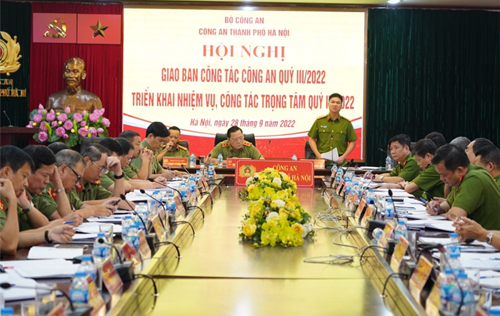 Công an thành phố Hà Nội triển khai nhiệm vụ công tác cuối năm 2022