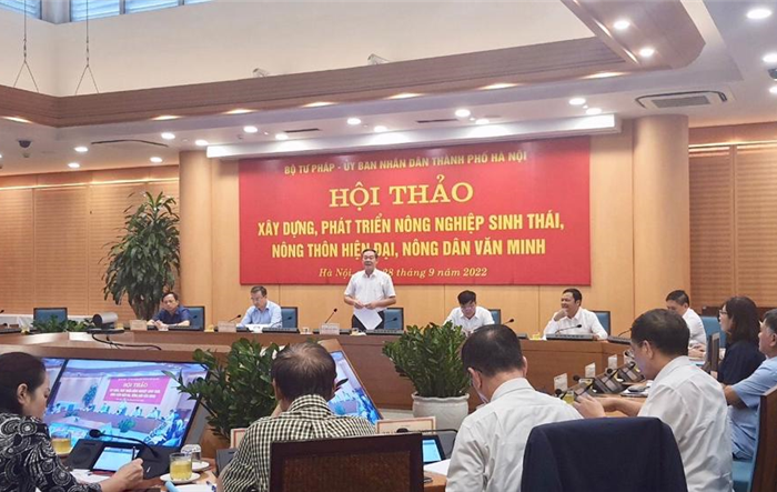 Hội thảo chuyên đề “Xây dựng, phát triển nông nghiệp sinh thái, nông thôn hiện đại, nông dân văn minh”