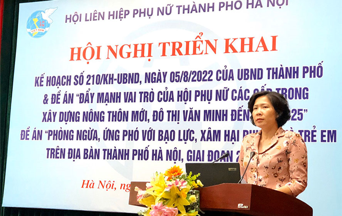 Hội Liên hiệp phụ nữ thành phố Hà Nội tổ chức hội nghị triển khai các chương trình công tác trọng tâm