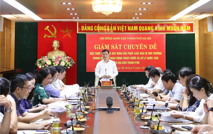 Thực hiện tốt các mục tiêu tăng cường công tác bảo vệ môi trường trong quản lý hoạt động thoát nước, xử lý nước thải