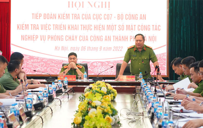 Đánh giá kết quả triển khai công tác nghiệp vụ phòng cháy, chữa cháy trên địa bàn thành phố