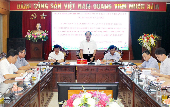 Quận uỷ Hai Bà Trưng tổ chức xây dựng nhiều chuyên đề, đề án thực hiện Chương trình số 03-CTr/TU gắn với chương trình công tác của quận