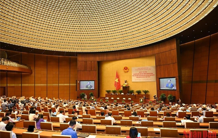 Hội nghị đại biểu Quốc hội hoạt động chuyên trách thảo luận 6 dự án luật, 1 dự thảo nghị quyết