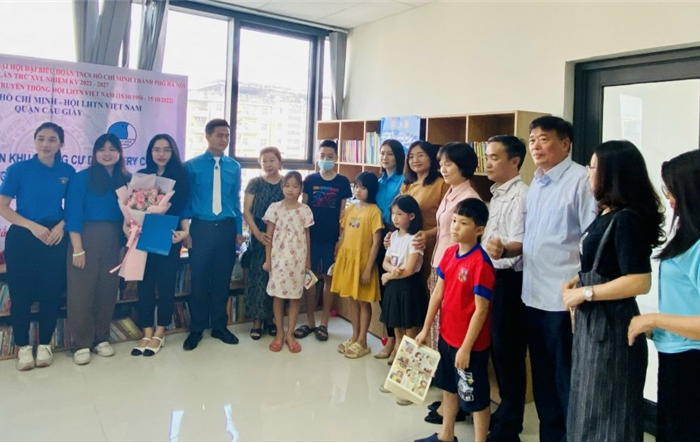Ra mắt chi đoàn khu chung cư Discovery Complex, quận Cầu Giấy