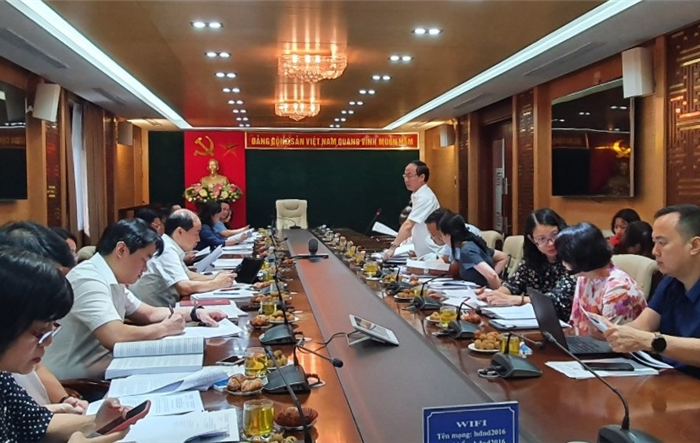 Ban Văn hoá - Xã hội HĐND thành phố thẩm tra các nội dung phục vụ kỳ họp thứ 9, HĐND thành phố khoá XVI, nhiệm kỳ 2021-2026