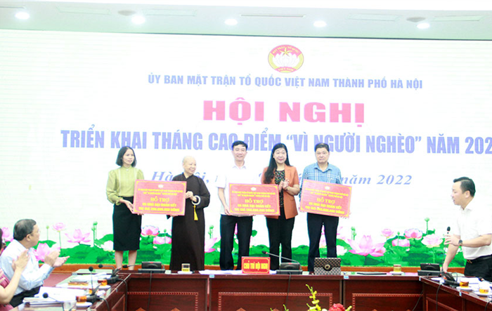 Hội nghị triển khai Tháng cao điểm “Vì người nghèo” năm 2022