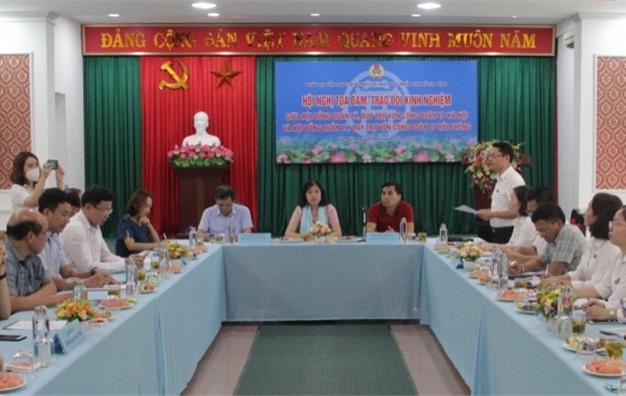Liên đoàn Lao động thành phố Hà Nội và Liên đoàn Lao động thành phố Hải Phòng: Trao đổi kinh nghiệm nâng cao hiệu quả hoạt động Quỹ trợ vốn