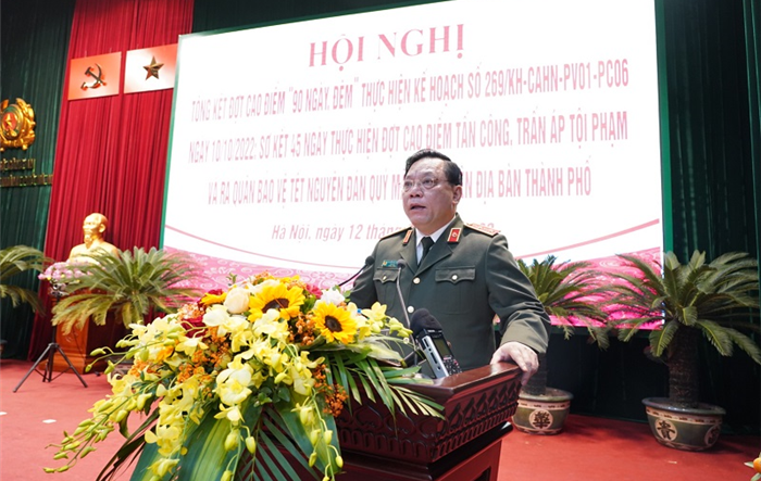 Công an Hà Nội ra quân bảo vệ Tết Nguyên đán Quý Mão 2023