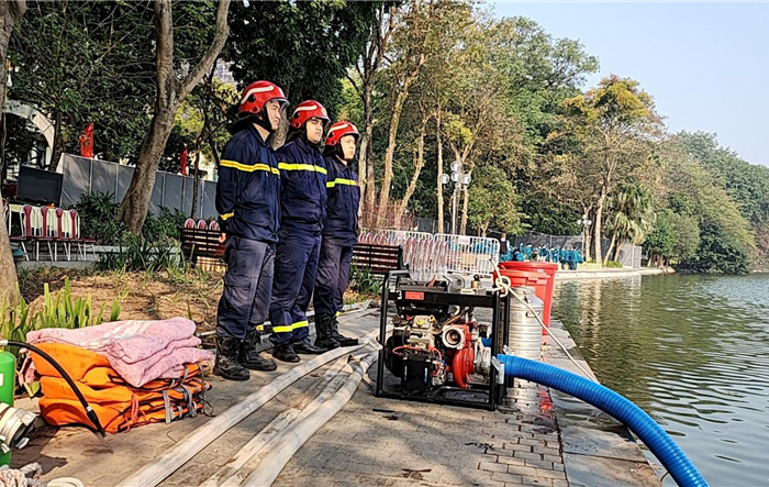 Công an thành phố Hà Nội: Chủ động, sẵn sàng phòng, chống cháy, nổ bảo vệ đêm bắn pháo hoa