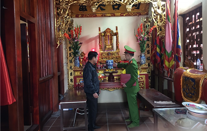 Tăng cường kiểm tra công tác phòng cháy, chữa cháy tại các các điểm di tích, đền chùa trong dịp Tết Nguyên đán Quý Mão 2023