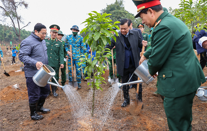 Thủ tướng Chính phủ Phạm Minh Chính phát động Tết trồng cây "Đời đời nhớ ơn Bác Hồ" tại Hà Nội