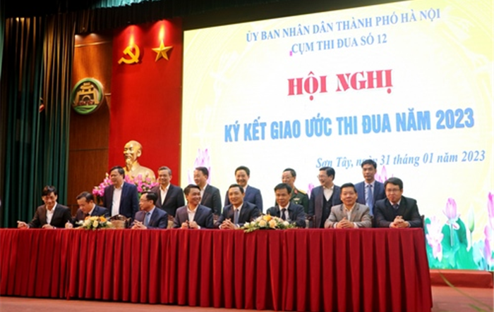Cụm thi đua số XII thành phố Hà Nội phát động phong trào thi đua năm 2023