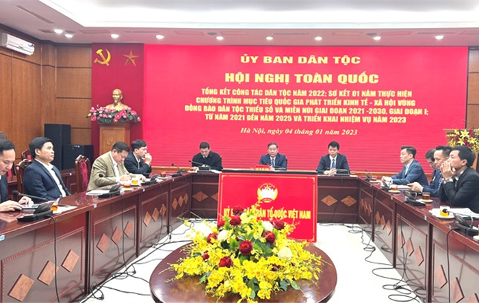 Hội nghị toàn quốc tổng kết công tác dân tộc năm 2022