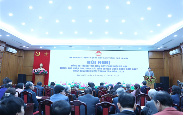 Tổng kết công tác giám sát, phản biện xã hội, thanh tra nhân dân, giám sát đầu tư của cộng đồng năm 2022