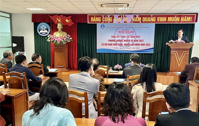 Viện Nghiên cứu phát triển kinh tế - xã hội thành phố triển khai nhiệm vụ công tác năm 2023