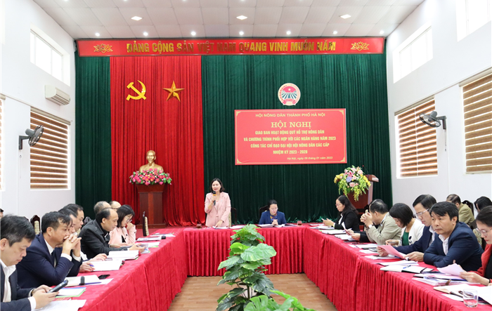 Hội nghị giao ban hoạt động Quỹ hỗ trợ nông dân và Chương trình phối hợp với các Ngân hàng năm 2022