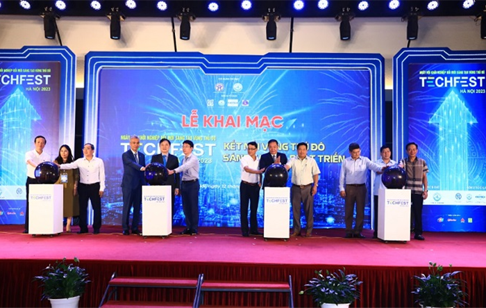 Khai mạc Ngày hội Khởi nghiệp đổi mới sáng tạo Vùng Thủ đô năm 2023