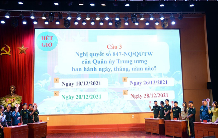Hội thi tuyên truyền về phát huy phẩm chất "Bộ đội Cụ Hồ"