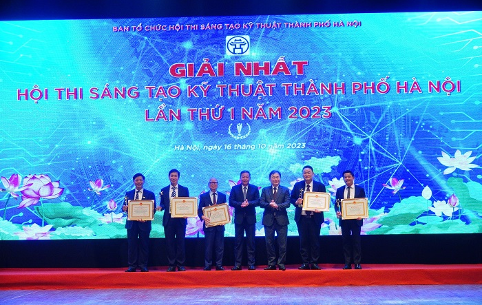 Lễ tổng kết, trao giải Hội thi Sáng tạo Kỹ thuật thành phố Hà Nội năm 2023