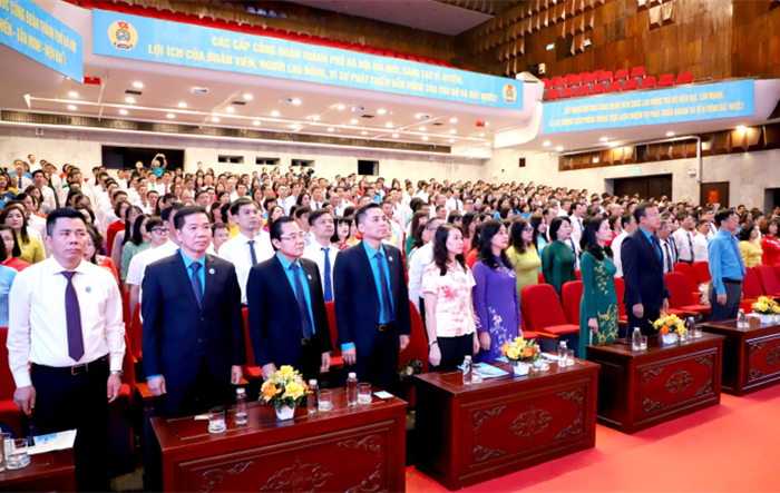 Đại hội Công đoàn thành phố Hà Nội lần thứ XVII: “Đổi mới - Dân chủ - Đoàn kết - Phát triển”