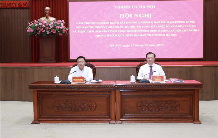 Đúc rút bài học kinh nghiệm quý sau 40 năm thực hiện công cuộc đổi mới tại Thủ đô