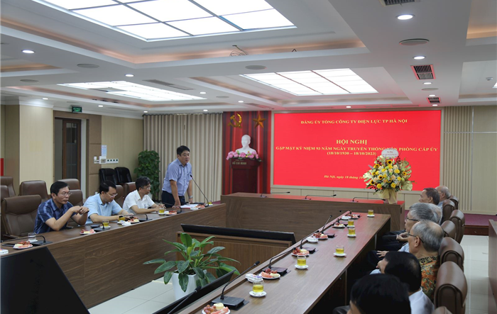 Tổng Công ty điện lực thành phố gặp mặt kỷ niệm 93 năm Ngày truyền thống Văn phòng cấp ủy (18/10/1930 – 18/10/2023)