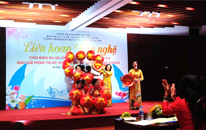 Tưng bừng Liên hoan Văn nghệ Ban quản lý dự án đầu tư xây dựng công trình dân dụng Hà Nội