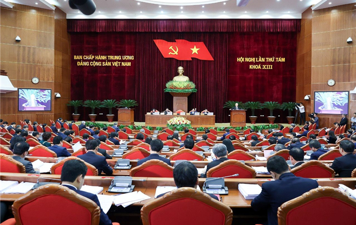 Ngày làm việc thứ nhất của Hội nghị lần thứ tám, Ban Chấp hành Trung ương Đảng khóa XIII