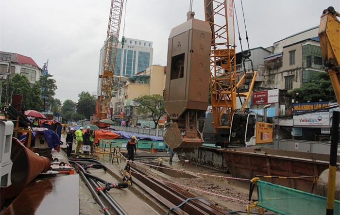 Hà Nội phân luồng phục vụ thi công Ga S10