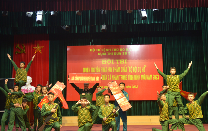 Hội thi tuyên truyền về phát huy phẩm chất “Bộ đội Cụ Hồ” Cụm thi đua số 5, Bộ Tư lệnh Thủ đô