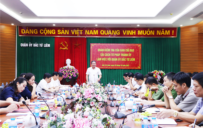 Hiệu quả cải cách tư pháp của quận Bắc Từ Liêm