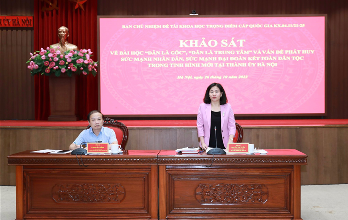 Khẳng định bài học "Dân là gốc", "Dân là trung tâm" trong phát huy sức mạnh đại đoàn kết