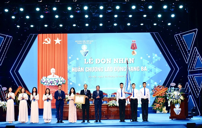 Khai mạc phiên trọng thể Ðại hội đại biểu Hội Sinh viên Việt Nam thành phố Hà Nội lần thứ VIII, nhiệm kỳ 2023-2028