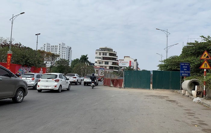 Thành phố Hà Nội phân luồng đường Âu Cơ từ ngày 1-11