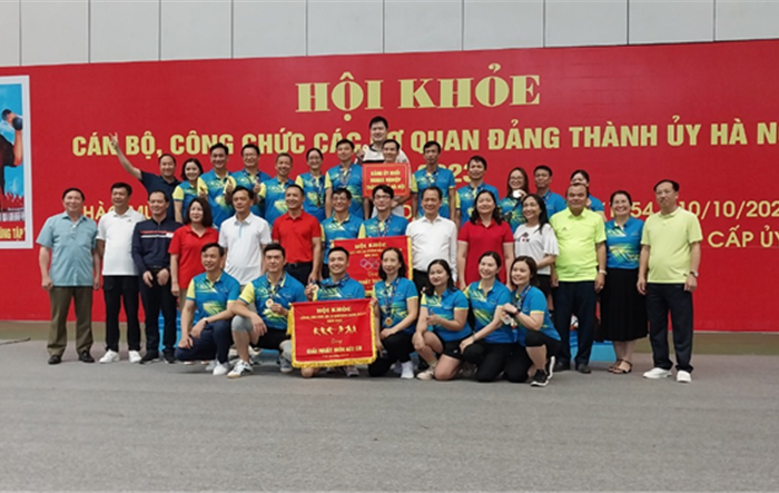 Hội khỏe cán bộ, công chức các cơ quan Đảng Thành ủy Hà Nội năm 2023 