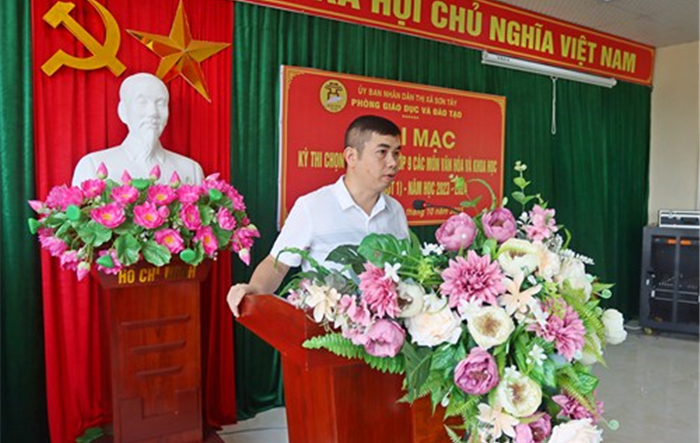 102 học sinh dự kỳ thi học sinh giỏi cấp thị xã Sơn Tây khối lớp 9 năm học 2023 – 2024 (đợt 1)