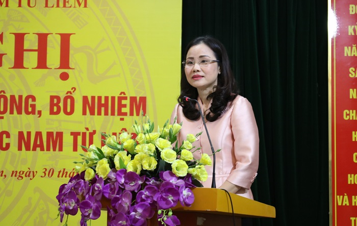 Hội nghị công bố Quyết định điều động, bổ nhiệm giám đốc kho bạc nhà nước quận Nam Từ Liêm
