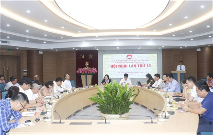 Kiện toàn chức danh Chủ tịch Ủy ban Mặt trận Tổ quốc Việt Nam huyện Gia Lâm khóa XXI, nhiệm kỳ 2019 - 2024