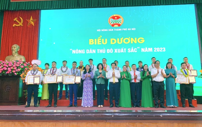 Hội nghị biểu dương "Nông dân Thủ đô xuất sắc" năm 2023
